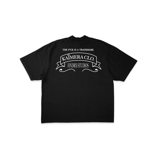 KAIMERA X HNDRX STATEMENT TEE BLACK