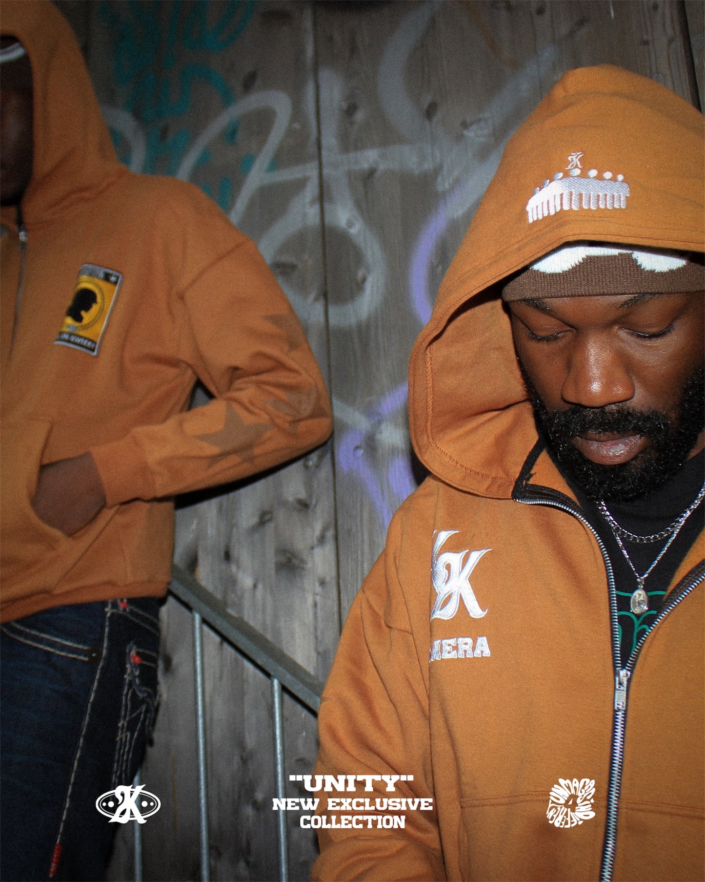 KAÏMERA Zipped Hoodie 'RUSTY'