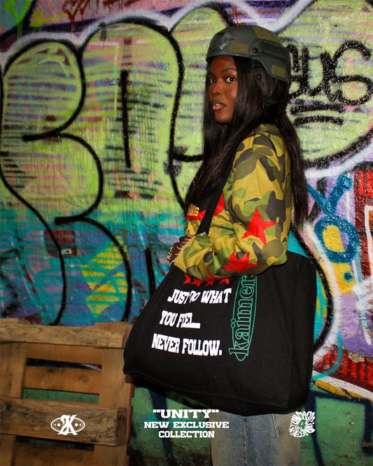 KAÏMERA Tote Bag 'NEVER FOLLOW'