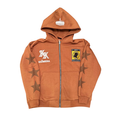 KAÏMERA Zipped Hoodie 'RUSTY'