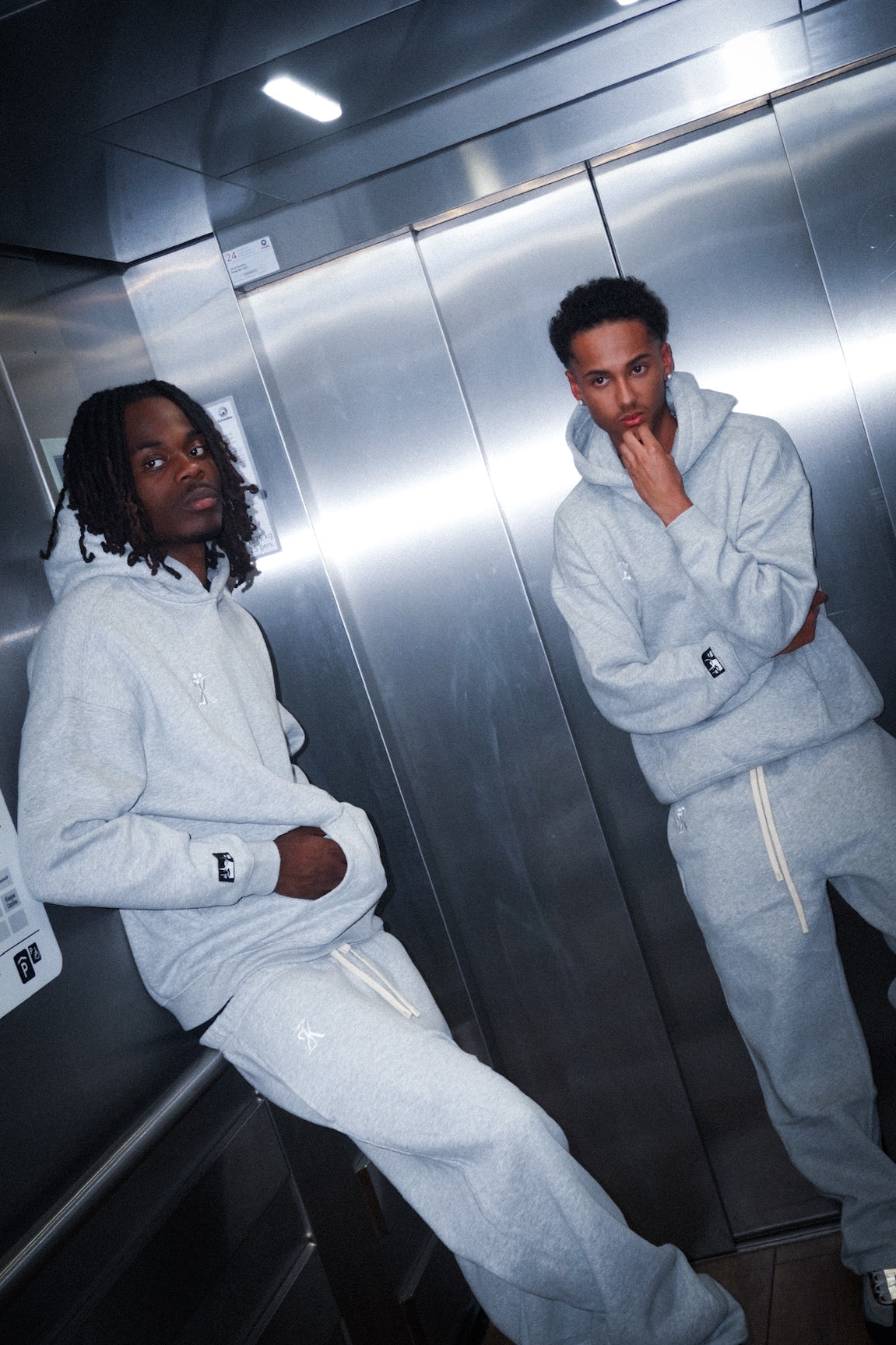 KAÏMERA Joggers 'SPLATTER' [GRAY]