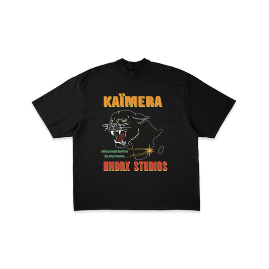 KAIMERA X HNDRX STATEMENT TEE BLACK