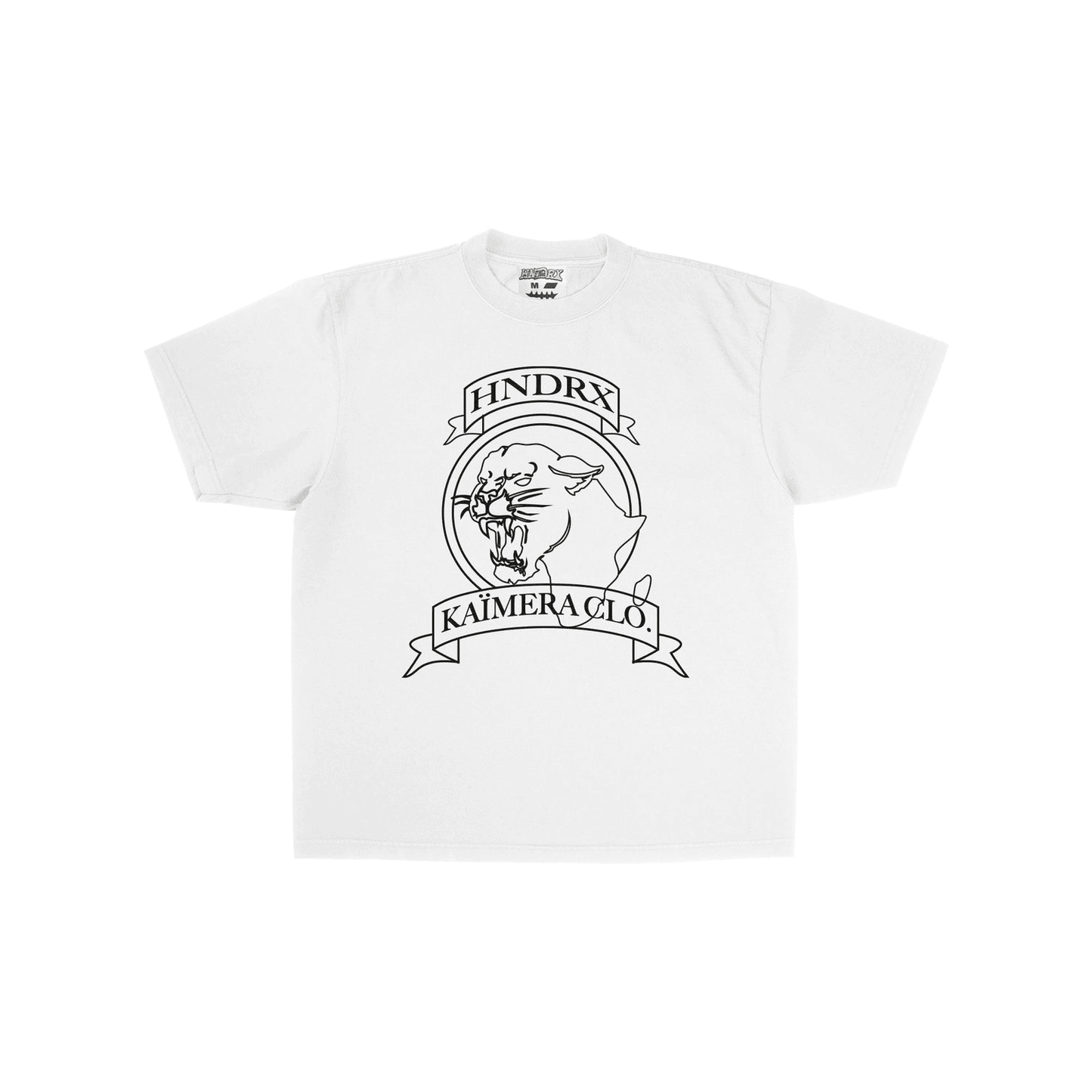 KAIMERA X HNDRX STATEMENT TEE WHITE