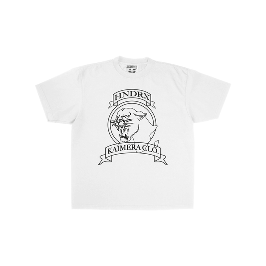 KAIMERA X HNDRX STATEMENT TEE WHITE
