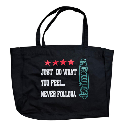 KAÏMERA Tote Bag 'NEVER FOLLOW'